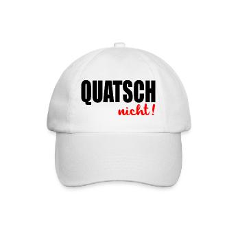 Lehrer Sprüche Quatschen - Baseballkappe - Weiß/Weiß - Vorne