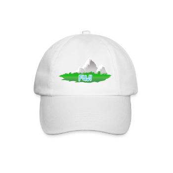 Fuji als Berg - Baseballkappe - Weiß/Weiß - Vorne