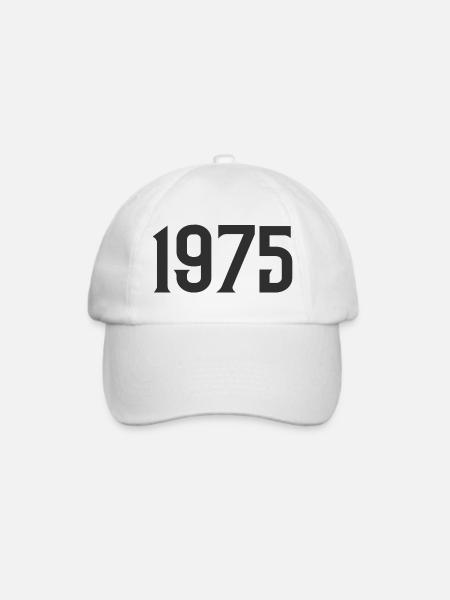 1975 - Baseballkappe - Weiß/Weiß