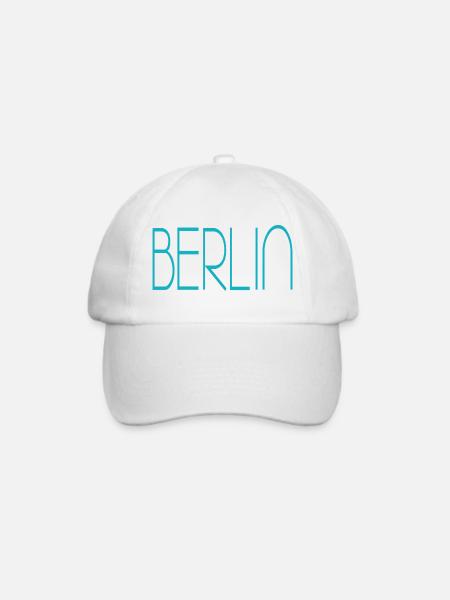 Berlin - Baseballkappe - Weiß/Weiß