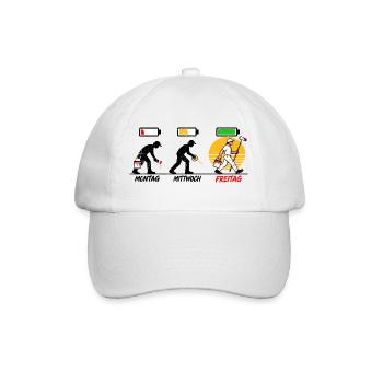 Maler wissen, warum Freitag der beste Farbton ist - Baseballkappe - Weiß/Weiß - Vorne