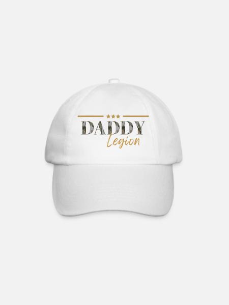 Daddy Legion - Baseballkappe - Weiß/Weiß
