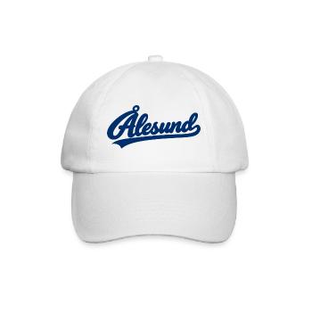 Alesund - Norway - Norwegen - Norge - Skandinavien - Baseballkappe - Weiß/Weiß - Vorne