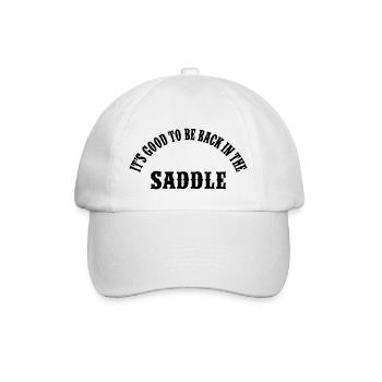 Back In The Saddle - Baseballkappe - Weiß/Weiß - Vorne