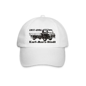 Barkas Pritsche - Baseballkappe - Weiß/Weiß - Vorne