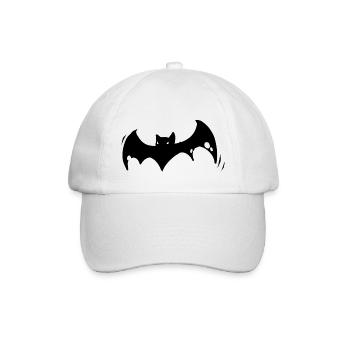 bat - Baseballkappe - Weiß/Weiß - Vorne