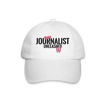 Wilder Journalist entfesselt - Baseballkappe - Weiß/Weiß - Vorne