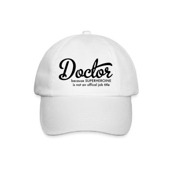 Doctor - Baseballkappe - Weiß/Weiß - Vorne