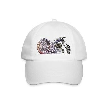 Motorcycles - Baseballkappe - Weiß/Weiß - Vorne