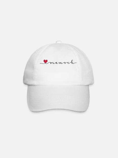 Liebling Mensch verliebt herz Valentinstag Partner - Baseballkappe - Weiß/Weiß
