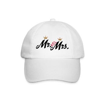 hochzeit - Baseballkappe - Weiß/Weiß - Vorne
