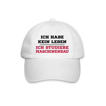 MASCHINENBAU - Baseballkappe - Weiß/Weiß - Vorne
