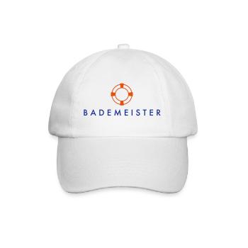 Bademeister - Baseballkappe - Weiß/Weiß - Vorne