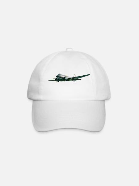 C-47 - Baseballkappe - Weiß/Weiß