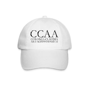 CCAA Colonia Claudia Ara Agrippinensium - Baseballkappe - Weiß/Weiß - Vorne