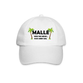 Mallorca - Baseballkappe - Weiß/Weiß - Vorne