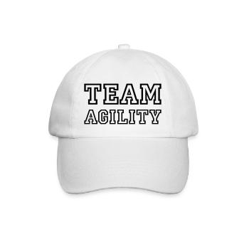 Team Agility - Baseballkappe - Weiß/Weiß - Vorne