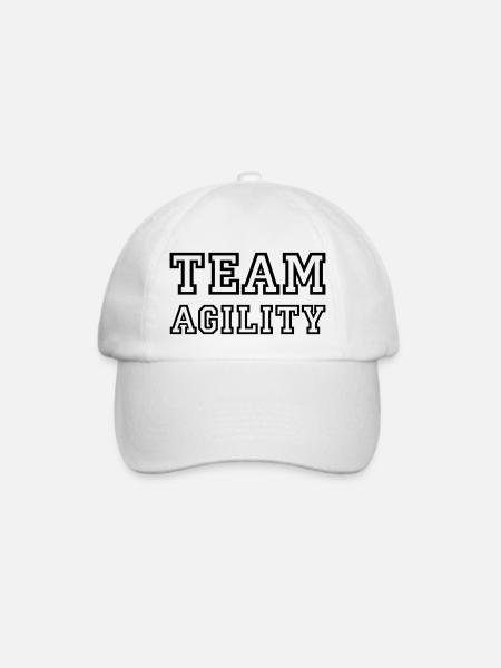 Team Agility - Baseballkappe - Weiß/Weiß