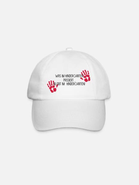 Kindergarten - Baseballkappe - Weiß/Weiß