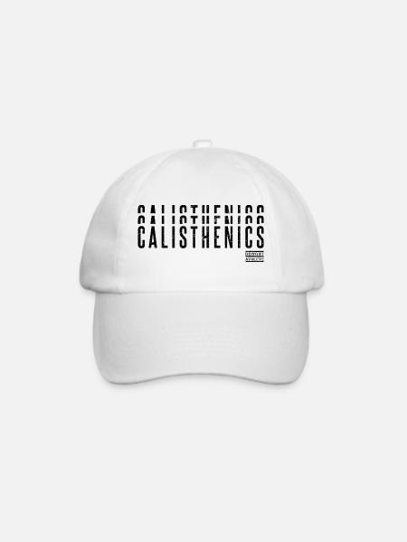Calisthenics – Bodyweight Athlete - Baseballkappe - Weiß/Weiß