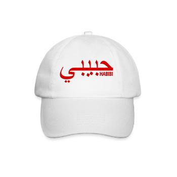 Habibi - Baseballkappe - Weiß/Weiß - Vorne