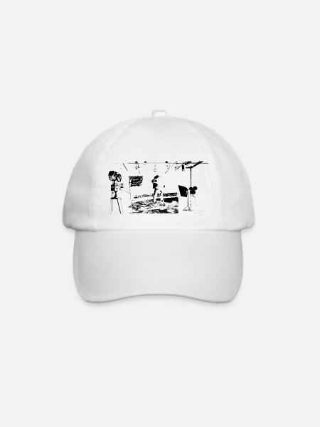 Fake Space - Baseballkappe - Weiß/Weiß