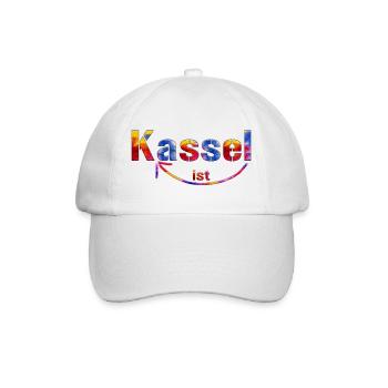 Kassel ist klasse - Baseballkappe - Weiß/Weiß - Vorne