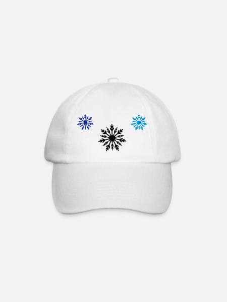 sterne frost - Baseballkappe - Weiß/Weiß