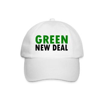 Green new deal - Baseballkappe - Weiß/Weiß - Vorne