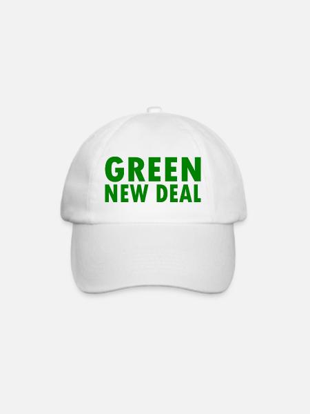 Green new deal - Baseballkappe - Weiß/Weiß