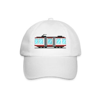 Tram Straßenbahn - Baseballkappe - Weiß/Weiß - Vorne