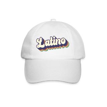 Latino - Stolze mexikanisch Spanisch Hispanic Root Men - Baseballkappe - Weiß/Weiß - Vorne