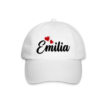 Emilia - Baseballkappe - Weiß/Weiß - Vorne