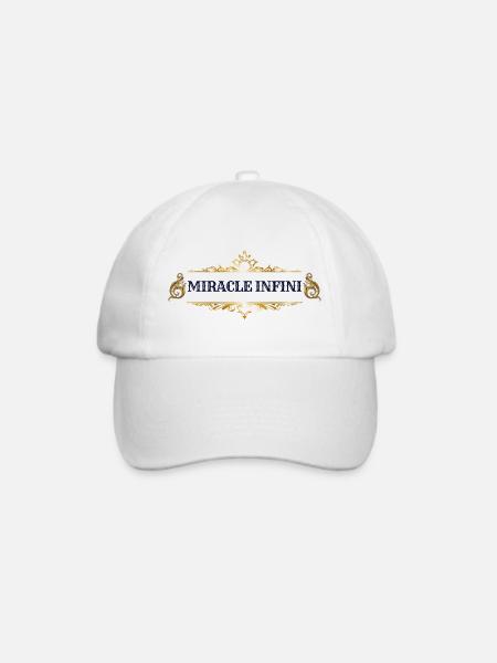 UNENDLICHE WUNDER - Baseballkappe - Weiß/Weiß