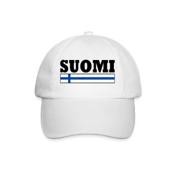 Suomi - Baseballkappe - Weiß/Weiß - Vorne