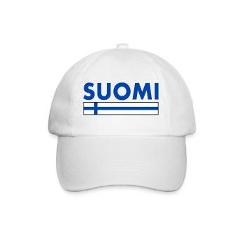 Suomi - Baseballkappe - Weiß/Weiß - Vorne