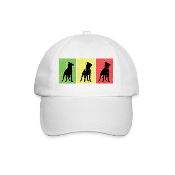 Hundehalter - Baseballkappe - Weiß/Weiß - Vorne