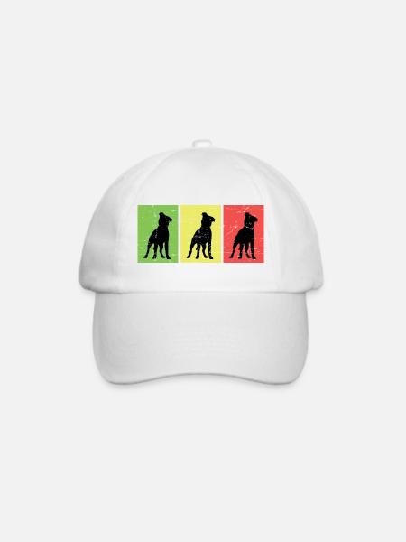 Hundehalter - Baseballkappe - Weiß/Weiß
