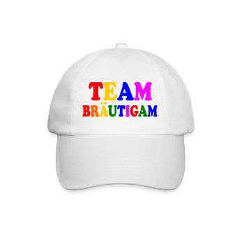 Team bräutigam - Baseballkappe - Weiß/Weiß - Vorne