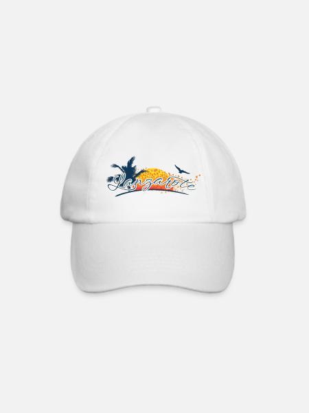 Lanzarote 2023 - Kanaren - Spanien - Baseballkappe - Weiß/Weiß