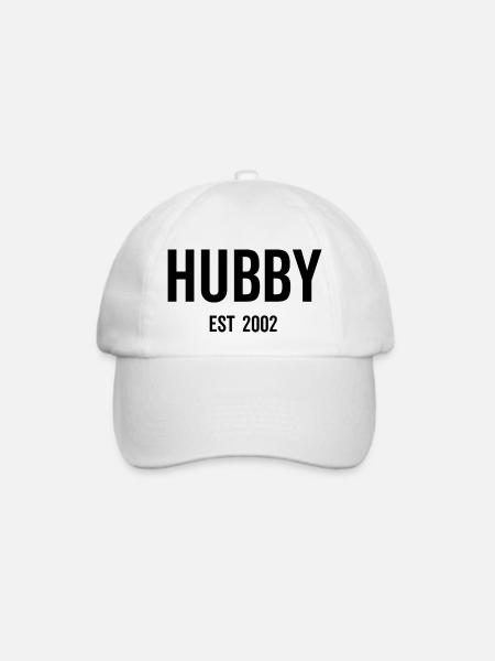 Ehemann Est 2002 - Baseballkappe - Weiß/Weiß