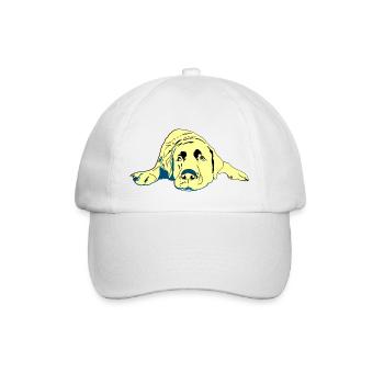 Labrador - Baseballkappe - Weiß/Weiß - Vorne