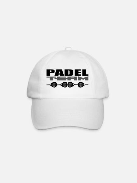 Padel Mannschaft - Baseballkappe - Weiß/Weiß