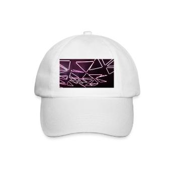 Luminale Triangel pink BST - Baseballkappe - Weiß/Weiß - Vorne