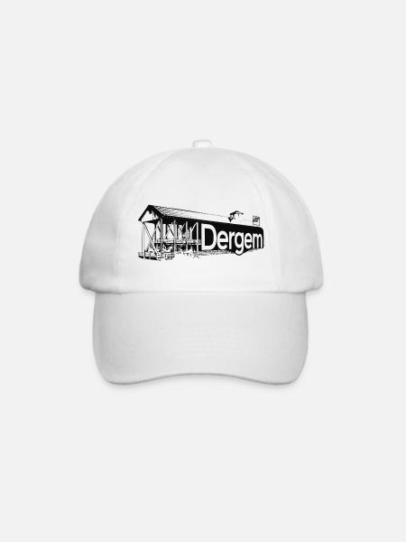 Bad Dürkheim black - Baseballkappe - Weiß/Weiß