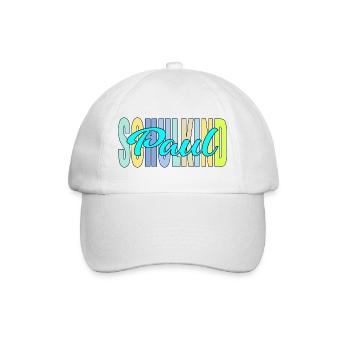 EINSCHULUNG SCHULKIND JUNGENNAME PAUL - Baseballkappe - Weiß/Weiß - Vorne