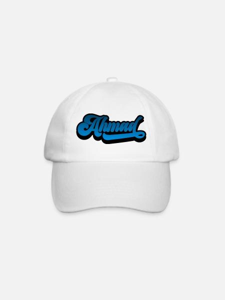 Ahmad - Baseballkappe - Weiß/Weiß