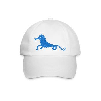 See-Pferdchen - Baseballkappe - Weiß/Weiß - Vorne