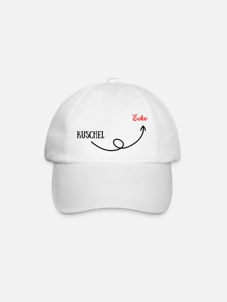 Kuschelecke - Baseballkappe - Weiß/Weiß