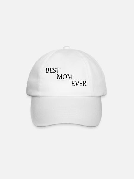 Spruch Muttertag Beste Mama der Welt Muttertag Mom - Baseballkappe - Weiß/Weiß